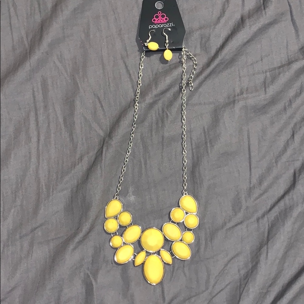 Necklace with matching earrings